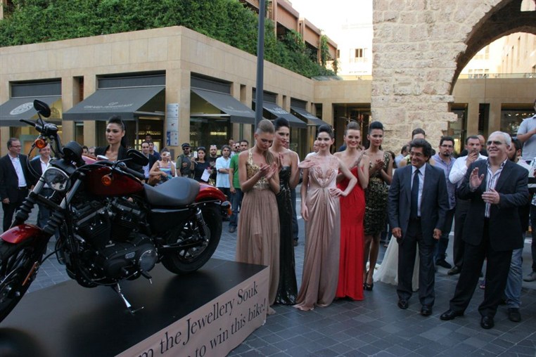 Harley Davidson show at Beirut Souks